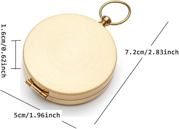 Camping Survival Compass Glow in The Dark Military