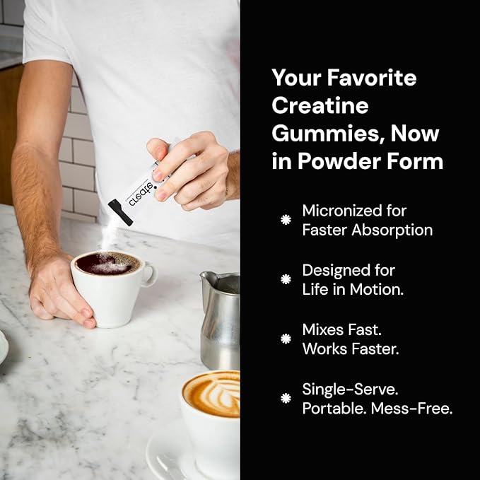 Create Single Serve Creatine Monohydrate Powder – 5g 30 Packets