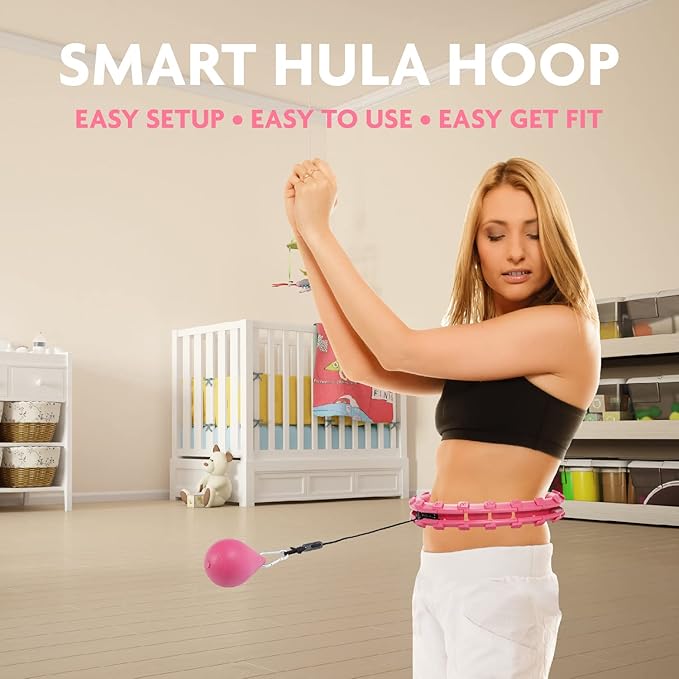 Hula Hoop Fitness Gear w/Counter - Abs Workout