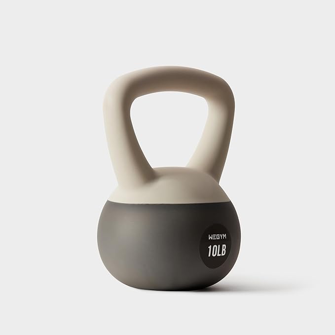 Soft Kettlebells with Cushioned Impact-Resistant Base and Anti-Slip