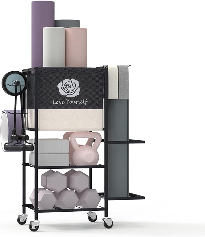 Yoga Mat Storage Rack,Home Gym Storage Rack Gym