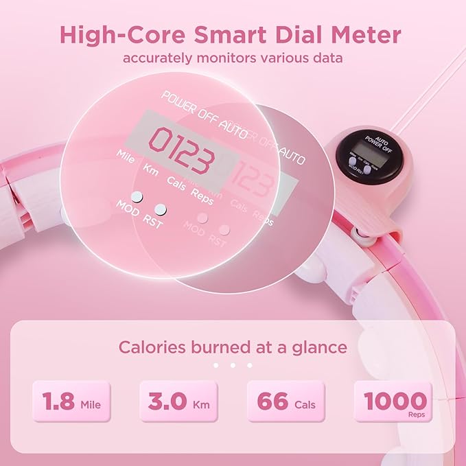 Humixx Infinity Hoop for Adult Weight Loss 2 in 1 Smart