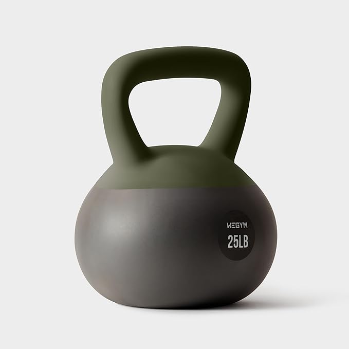 Soft Kettlebells with Cushioned Impact-Resistant Base and Anti-Slip