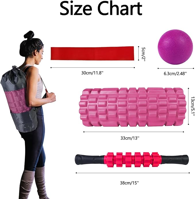 5 in 1 Foam Roller Set