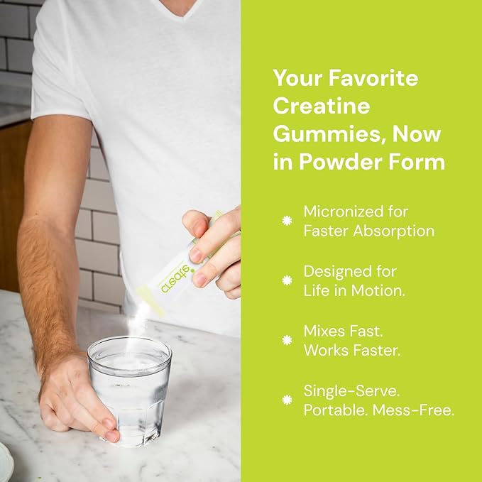 Create Single Serve Creatine Monohydrate Powder – 5g 30 Packets