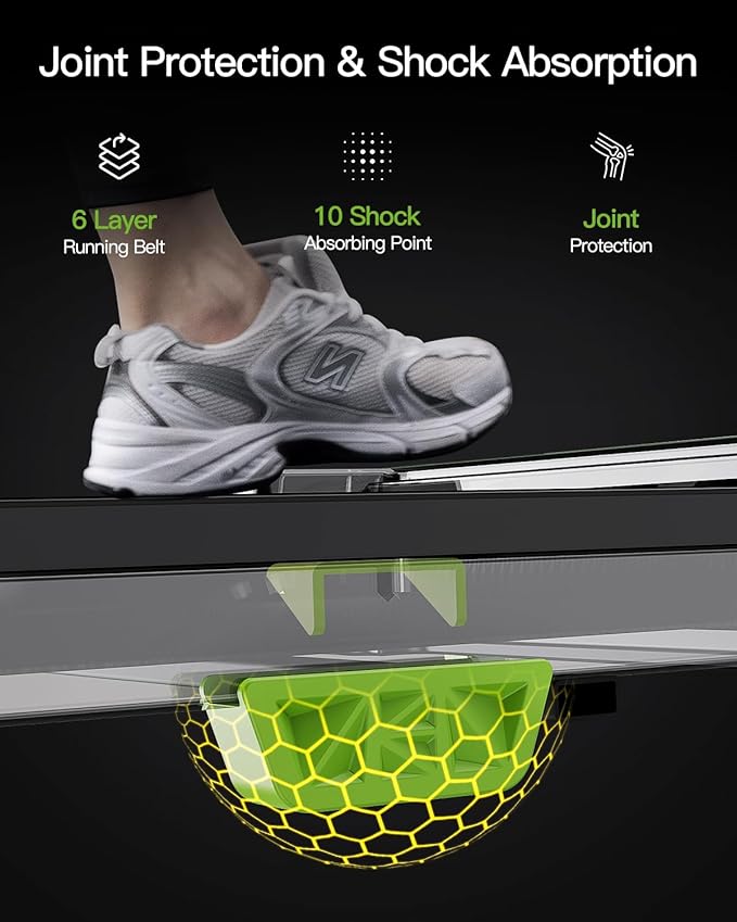 Walking Pad with Incline, Under Desk Treadmill for Home, 2.5HP Portable Treadmills with Remote Control, 4 in 1 Incline Treadmill with LED Display