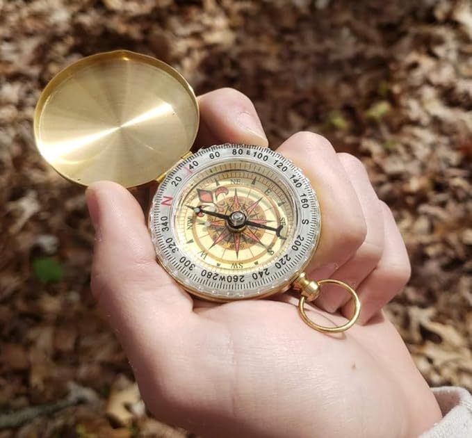 Camping Survival Compass Glow in The Dark Military