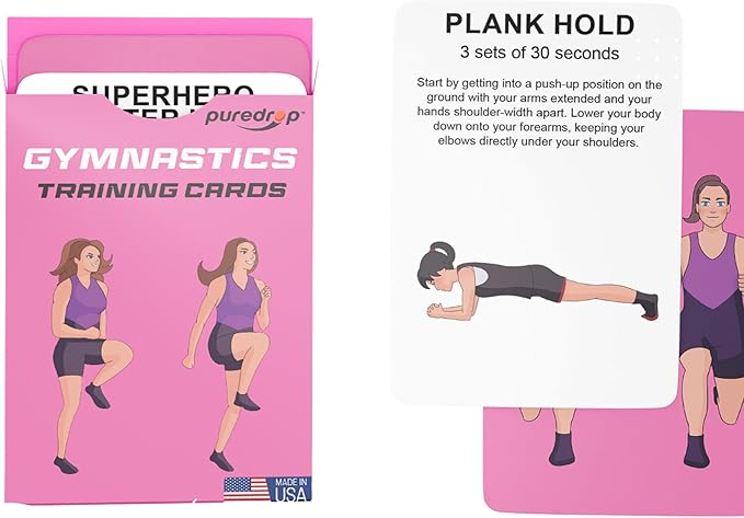Gymnastics Training Equipment Aid Cards: Great Training Drills
