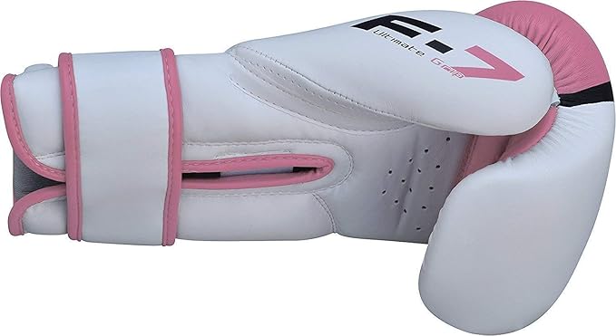 RDX Boxing Gloves EGO, Sparring Muay Thai Kickboxing MMA Heavy Training Mitts, Maya Hide Leather, Ventilated, Long Support, Punching Bag Workout Pads, Men Women Adult 8 10 12 14 16 oz