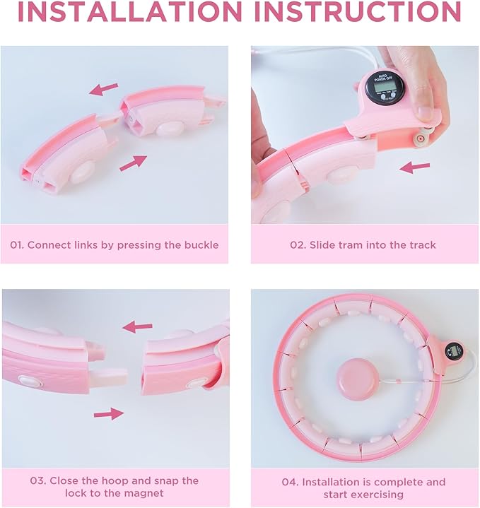 Humixx Infinity Hoop for Adult Weight Loss 2 in 1 Smart