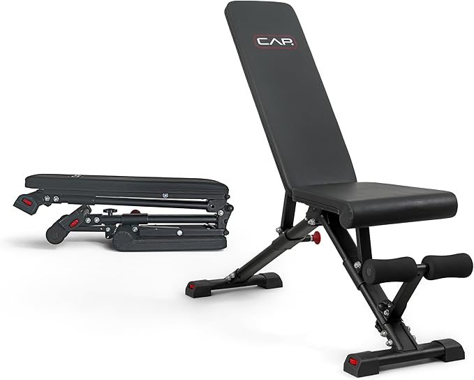 CAP Barbell Multi-Purpose Adjustable Utility Strength Training Weight Bench