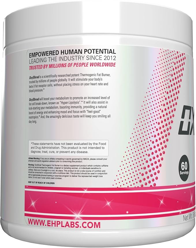 EHP Labs OxyShred Pre Workout Powder - Preworkout 60 Servings