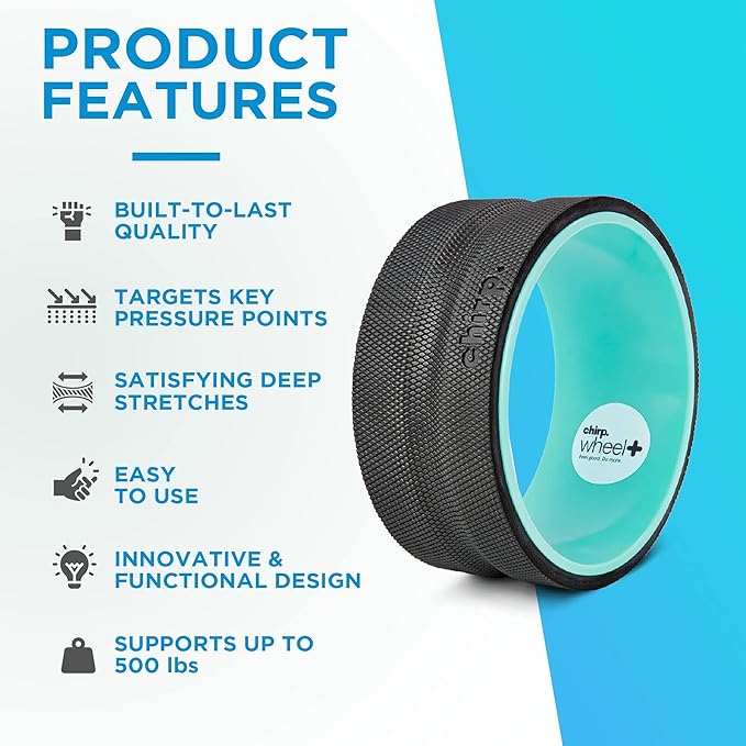 Chirp Wheel Foam Roller - Targeted Back Foam