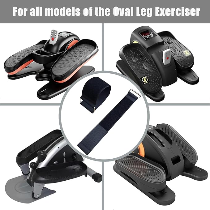 4 Pcs Ellipse Leg Exerciser Pedal Straps,Suitable for Under Desk Seated Leg Exerciser & Leg Pedal Exerciser for Senior Fitness Home Non-Slip Exercise Accessories