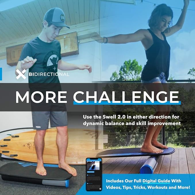 Revbalance Swell 2.0 - Surf & Paddle Balance Board Trainer