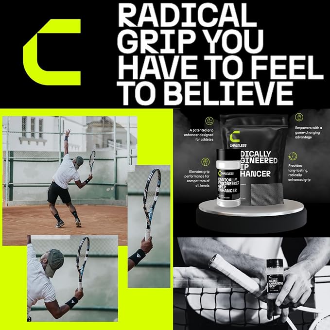 Grip Enhancer, Less Mess Non Toxic Replacement for Liquid Chalk, Grip Solution for Weightlifting, Gaming, Tennis, Golf, Engineered to Improve Grip for Longer