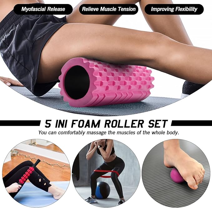 5 in 1 Foam Roller Set