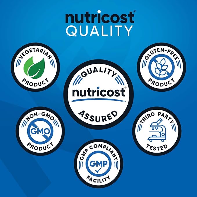 Nutricost Creatine Monohydrate Micronized Powder 500G 5000mg Per (5g) - 100 Servings, 17.637 Ounes