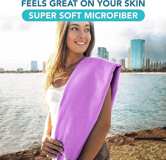 Youphoria Microfiber Travel Towel Fast Drying Lightweight -