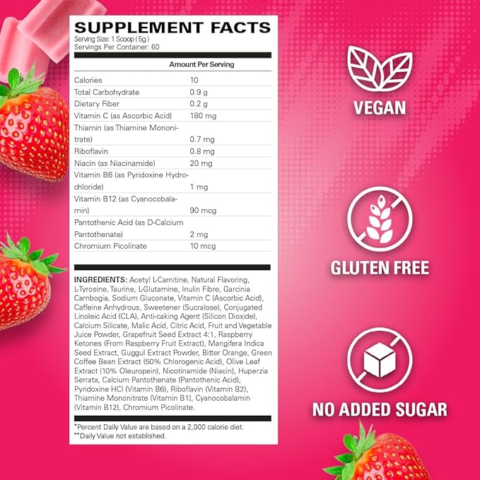 EHP Labs OxyShred Pre Workout Powder - Preworkout 60 Servings