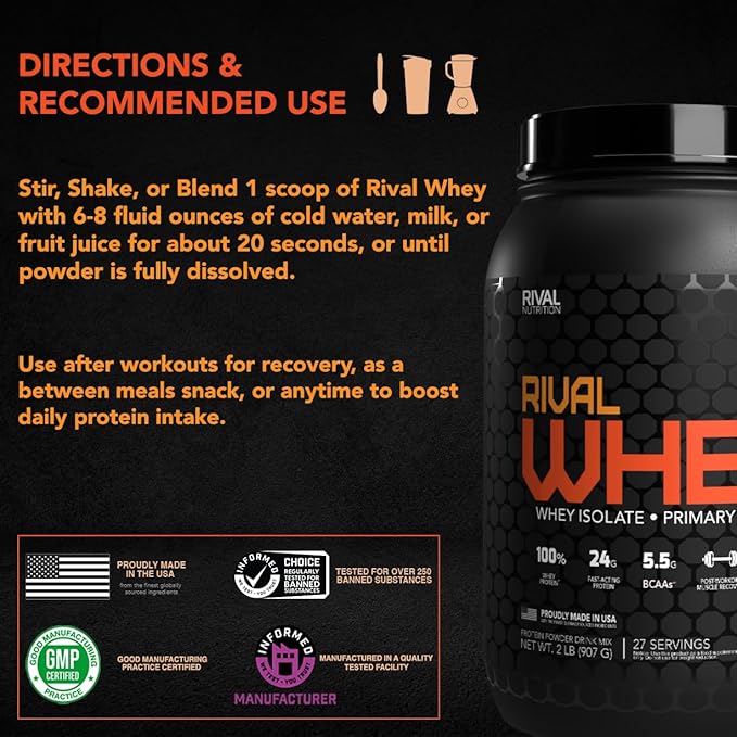 Rival Nutrition Rival Whey- Marshmallow Cereal 2lbs.
