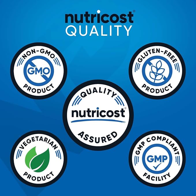 Nutricost Creatine Monohydrate Powder (Blue Raspberry) 500 Grams (1.1 LBS)