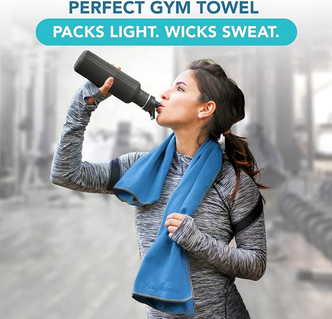 Youphoria Microfiber Travel Towel Fast Drying Lightweight -