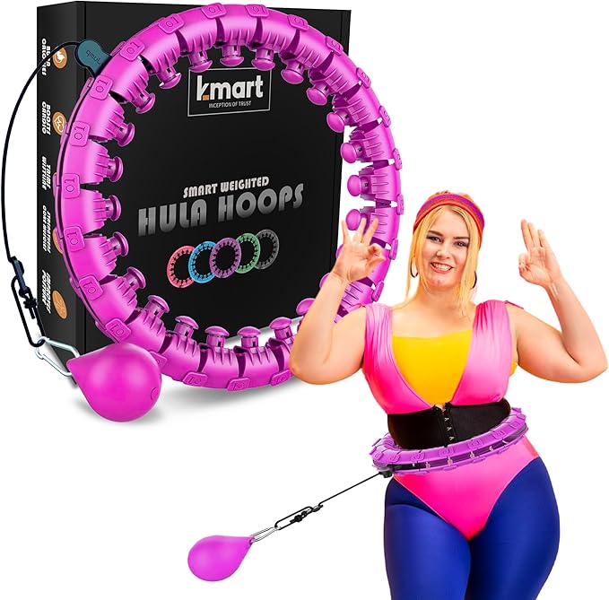 K-MART Smart Hula Ring Hoops 24 Detachable 360 Degree