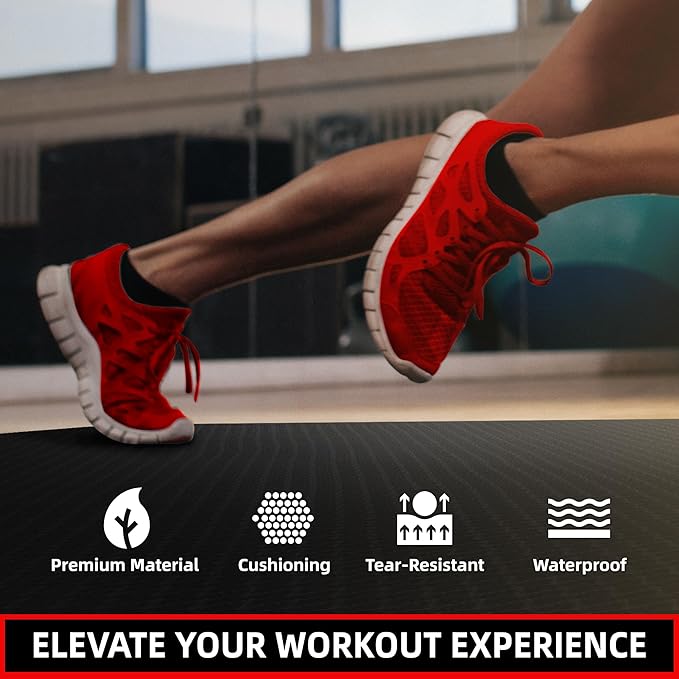 Exercise Equipment Mat 72''x36'' 6mm Thick