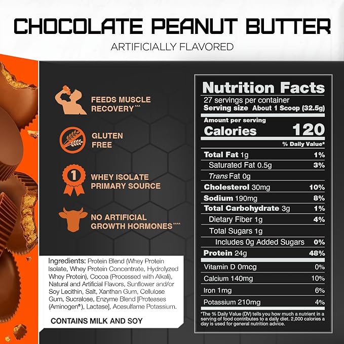 Rival Nutrition Rival Whey- Chocolate Peanut Butter 2lbs.