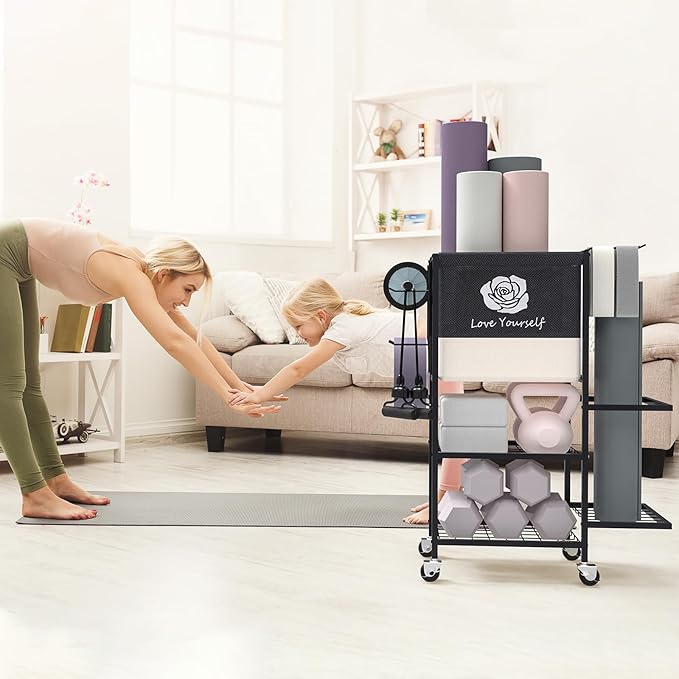 Yoga Mat Storage Rack,Home Gym Storage Rack Gym