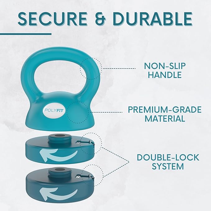 Adjustable Kettlebell - Kettlebell Weights Set for Home Gym