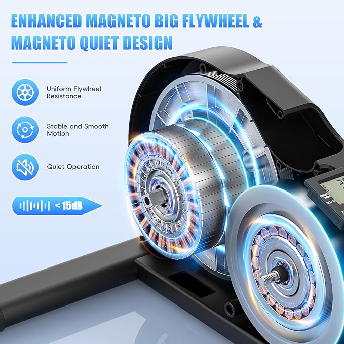 FUNMILY Under Desk Elliptical, Under Desk Bike Pedal Exerciser, Fully Assembled Leg Exerciser 2 in 1 Seated Standing Elliptical, Ultra-Quiet Mini Elliptical Machines for Home Office Use