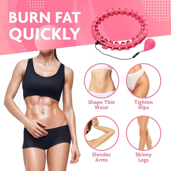 Hula Hoop Fitness Gear w/Counter - Abs Workout