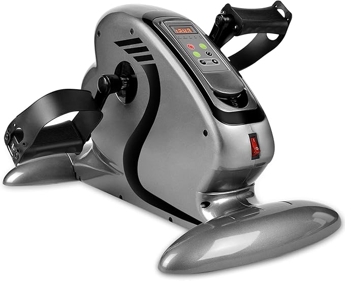 Motorized Pedal Exerciser, Electric Pedal Exerciser for Arm and Leg Low Impact Exercise Rehabilitation, No Resistance, Suitable for Seated Leg Exercise and Arm Exercise for Elderly People