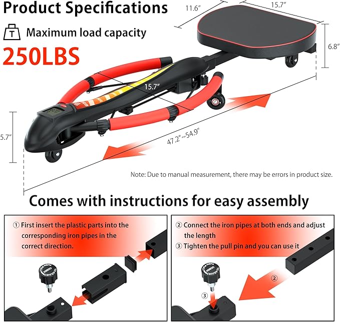 VIVITORY 4-in-1 Multi-Functional Rowing Machine AB Workout Machine, Core & Abdominal Trainers, Adjustable Dragonfly Machine, Strength Training Full Body Workout, Home Gym Fitness Equipment