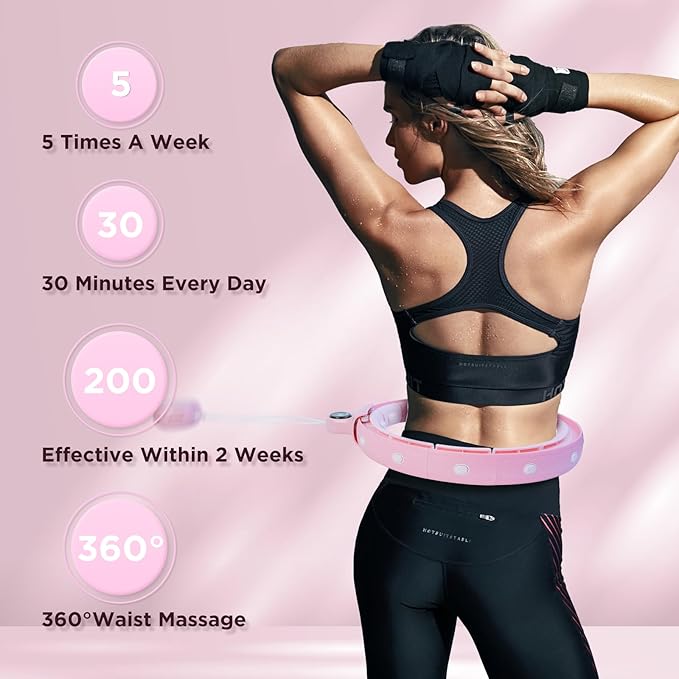 Humixx Infinity Hoop for Adult Weight Loss 2 in 1 Smart