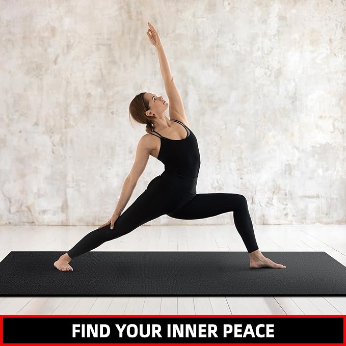 Exercise Equipment Mat 72''x36'' 6mm Thick