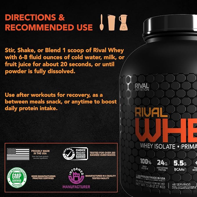 RIVALWhey Soft Serve Vanilla