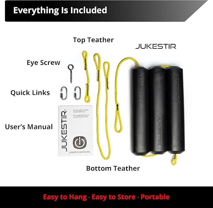 Jukestirยฎ Punching Bag with Dynamic Motion, Better Footwork Than Double End Bag, Speed Bags for Boxing, More Agility Than Heavy Bag, Reflex Bag Boxing, Great MMA Workout at Home, Used by Pros