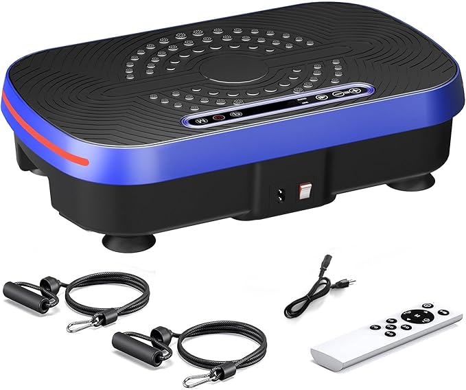 soges Vibration Plate Exercise Machine, Vibrating Exercise Equipment for Whole Body, Vibrate Plate for Home Fitness Workout, Weight Loss, Training