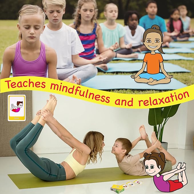Yoga Cards for Kids - Fun Yoga Pretzels