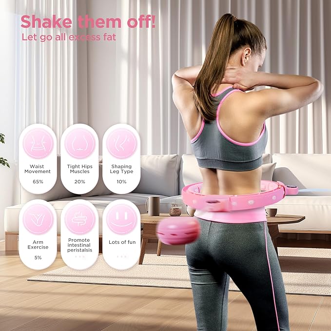 Humixx Infinity Hoop for Adult Weight Loss 2 in 1 Smart