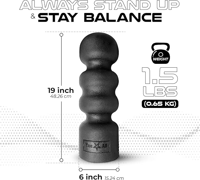 Yes4All High Density Half Round Foam Roller Support 12", 18", 18", 24", 24", 36" 36"