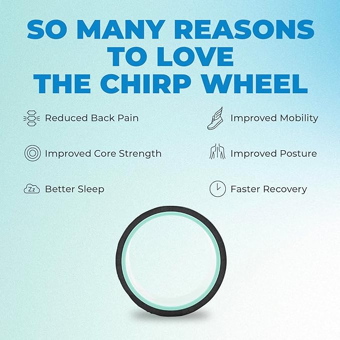 Chirp Wheel Foam Roller - Targeted Back Foam