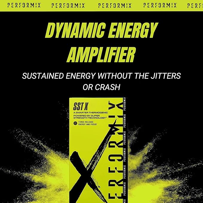 PERFORMIX SST X Timed Release Energy and Focus Powered by Super Strength Technology - Cinnamon - 60 Capsules (30 Servings)