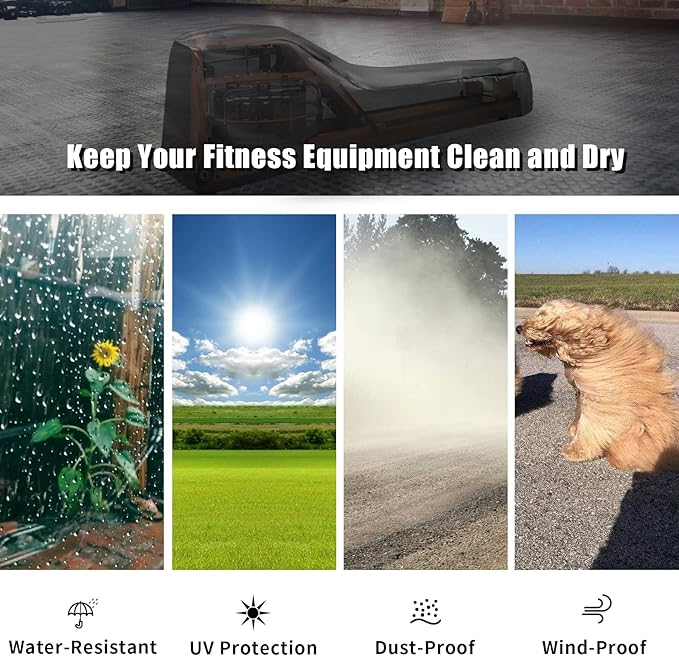 Rowing Machine Protective Cover - Waterproof, Dustproof for Concept 2 Rowing Machine