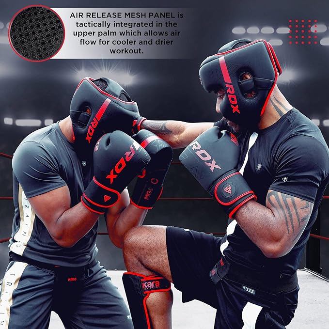 RDX Boxing Gloves 10 Oz Men Women with Boxing Hand Wraps Inner Gloves, 180 Inches Mexican Style Boxing Wrist Straps, Heavy Punching Bag Gloves for Boxing Kickboxing, Muay Thai, MMA Martial Arts