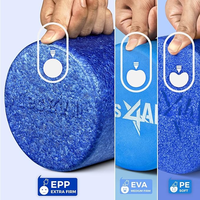 Yes4All High Density Half Round Foam Roller Support 12", 18", 18", 24", 24", 36" 36"