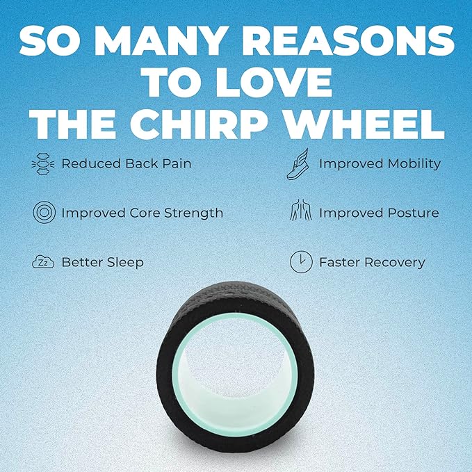 Chirp Wheel Foam Roller - Targeted Back Foam